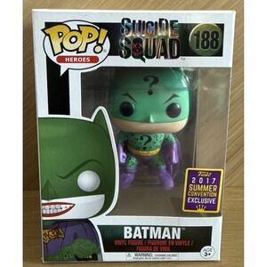 FUNKO POP VINYL #188 -- Suicide Squad BATMAN -- 2017 Summer Convention Exclusive